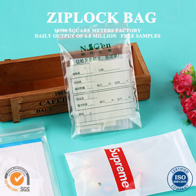 Qualidade Sacos de vedação de aderência de ziplock espessados personalizados Eco-friendly Reutilizavel Barreira de umidade durável para acampamento e armazenamento de viagem Fábrica