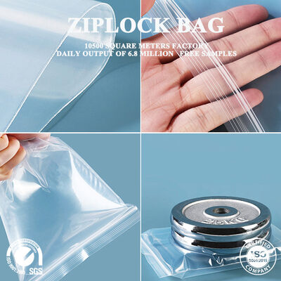 Kualitas Premium Multi-Purpose Ziplock Grip Seal Packaging Bags Eco-conscious Custom Thickness Dapat digunakan kembali untuk dapur & penggunaan komersial pabrik