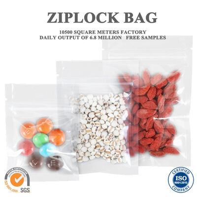 Quality Wholesale Durable Reusable Grip Seal Ziplock Bags Sustainable Moisture Resistant for Cosmetics Small Parts & Snack Packaging factory