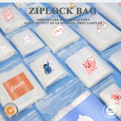 คุณภาพ ถุง Ziplock ป้องกันความชื้นที่มีความหนาแบบกำหนดเอง ซีลกริปที่เป็นมิตรต่อสิ่งแวดล้อม นำมาใช้ใหม่สำหรับการตั้งแคมป์ในครัวและการจัดเก็บในโรงงานอุตสาหกรรม โรงงาน