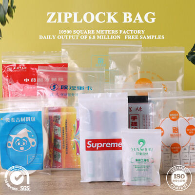 품질 공기 밀착 수분 내성 재사용 잡기 봉인 가방 환경 친화적 인 주문형 Ziplock 디자인 양식실 대량 및 상업용 포장 공장