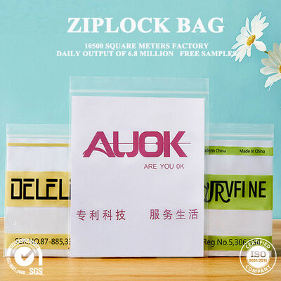 Quality Custom Thickness Sustainable Grip Seal Ziplock Pouches Reusable Airtight Moisture Resistant for Food Preservation & Craft Storage factory