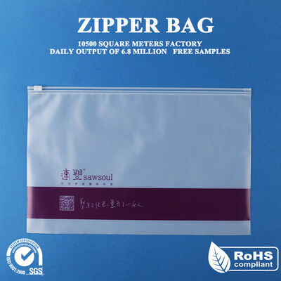 Quality Zero‑Waste Custom Slider Zipper Bags Reusable Sustainable for Cosmetic Samples Beauty Kits & Personal Care Packaging factory