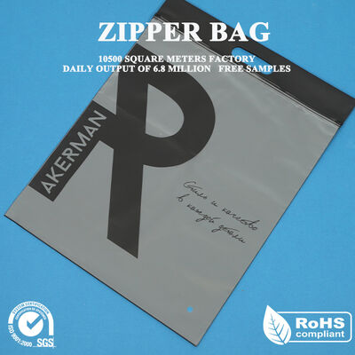 Quality High Toughness Plastic Clothing Packaging Bags Eco Conscious Zipper Slider Storage Bags factory