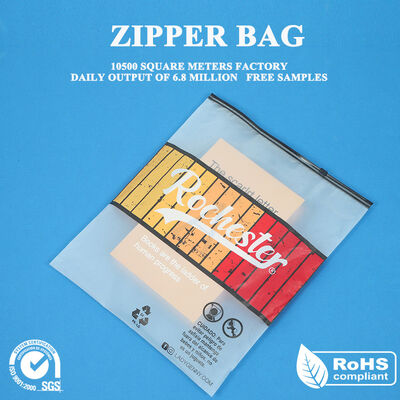 Quality Sustainable Custom Slider Zipper Pouches Reusable for Craft Materials DIY Supplies Beads & Handmade Ornament Packaging factory