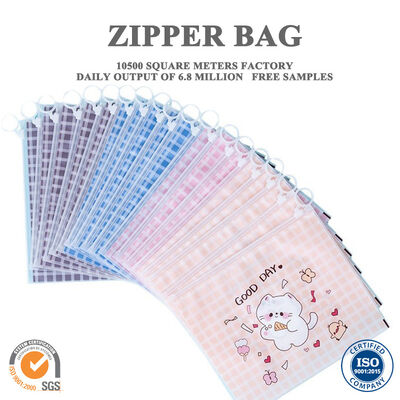 Quality Airtight Slider Zipper Pouch Industrial Grade Leakproof Sliding Zip Top Bags factory