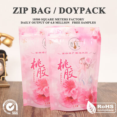 Kualitas Multi-layer Barrier Laminated Bag Pouch Doypack Kelembaban dan tahan oksigen untuk biji-bijian utuh Biji beras dan makanan pokok Konservasi jangka panjang pabrik