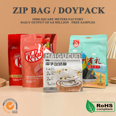Quality Multi Layer Stand Up Pouches Custom Lightweight For Roasted Nuts factory