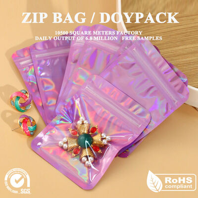 Qualidade Bolsa de bolso laminada de graus alimentícios Design de janela transparente para doces assortidos Fábrica
