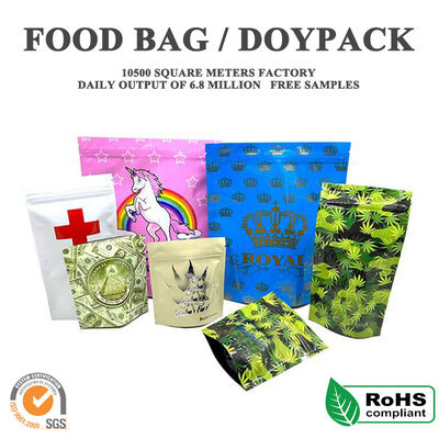 Kualitas Heavy Duty Doypack Laminated Bag Fleksibel tahan dingin untuk bahan-bahan hot pot cepat beku pabrik