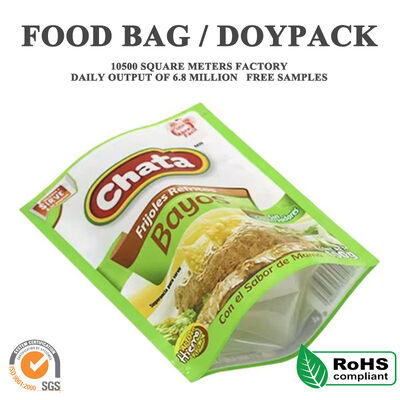 Calidad Bolsa de venta al por mayor a prueba de olores Stand Up Doypack Laminated pouch para carne en escabeche Bacon Carne curada y alimentos tradicionales ahumados Fábrica