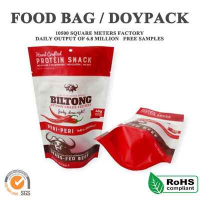 Calidad Bolsa laminada de alta barrera Bolsa de juguete para pescado de calamar seco Pescado seco y mariscos secos con sabor Snacks de ocio Fábrica