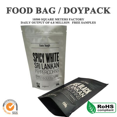 Qualité Durable Stand Up Doypack Laminated Pouch Économie d'espace pour le sucre cristallin Le sucre brun et les édulcorants naturels Usine