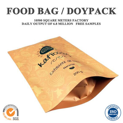 Quality Anti-oxidation Doypack Laminated Bag Pouch Long Shelf Life for Dried Crab Dried Shrimp and Luxury Dried Seafood Delicacies factory