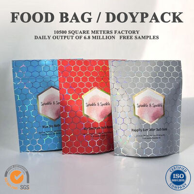 Kalite Esnek taşınabilir dik katlı çanta Doypack Yer tasarrufu anlık pirinç kavanozu ve hazır yemekler için uygun yemekler fabrika