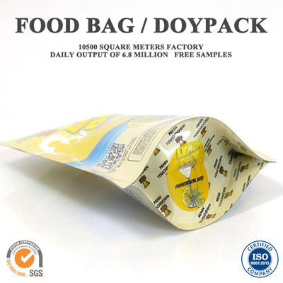 Chất lượng Nhãn hiệu tùy chỉnh in đứng cao Laminated Doypack túi chống rò rỉ cho hỗn hợp mật ong xi-rô trái cây hữu cơ và các chất lấp lỏng ăn uống tự nhiên nhà máy