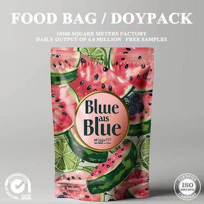Kalite Su geçirmez Yüksek Sertlik Laminasyonlu Çanta Çantası Kuru fasulye ürünleri için Doypack kırmızı fasulye mung fasulye ve ev kaba tahıl depolama ambalajı fabrika