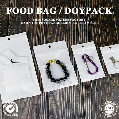 Quality Custom Logo Plastic Food Packaging Bag Oil Resistant With Visible Window factory