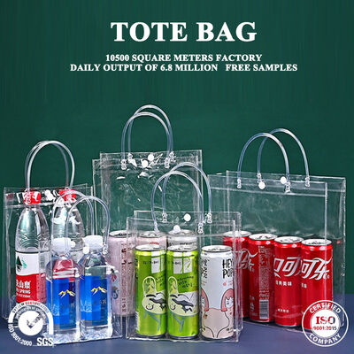 Chất lượng Túi Tote dày rõ ràng chống nước Đồ xách tay cho quần áo Boutique nhà máy