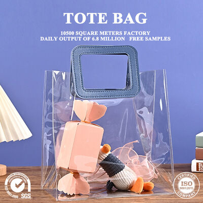 Quality Anti Tear Plastic Tote Bag Comfortable Grip For Convenience Store Commodities factory