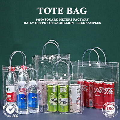 Kalite Katlanabilir Plastik Tote Çantası Perakende Tanıtım Faaliyetleri İçin Yer Kazandırıyor fabrika