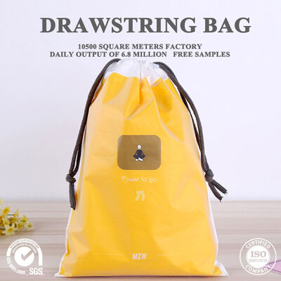 Qualidade Sacos de cordas de tração reutilizáveis resistentes a rasgos, espessados, à prova de poeira, de PVC transparente Fábrica