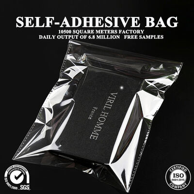 Qualidade Segurança alimentar auto-aderente Sacos transparentes à prova de umidade para lanches Fábrica