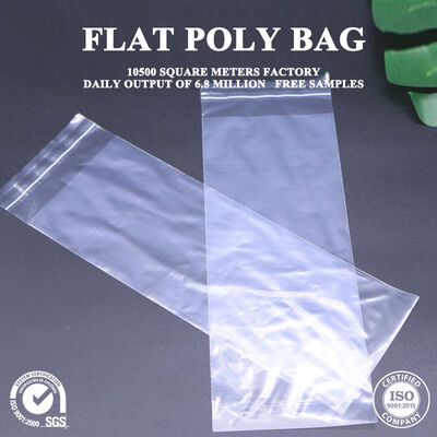 Calidad Barrera de humedad de bolsa de polietileno plana transparente termosellada para granos, nueces y envases individuales de alimentos secos Fábrica