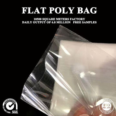 Quality Food Safe Non-toxic Flat Plastic Bag Airtight for Candy, Cookies and Handmade Snack Gift Packaging factory