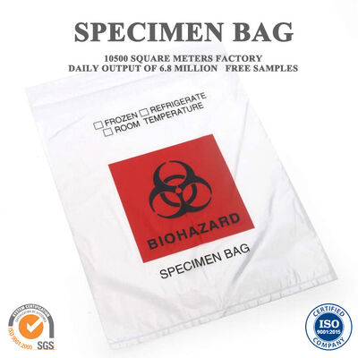 Calidad Bolsa de muestras impermeable espesa Anti derrame para la prevención de epidemias Recolección de muestras de campo Fábrica