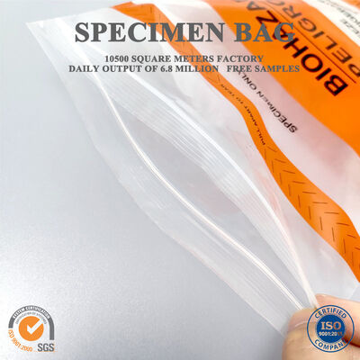 Quality Absorbent Lined Specimen Bag Double Layer Anti-leakage for Liquid Clinical Samples Transportation factory