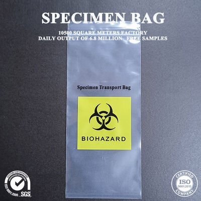 Quality Portable Mini Biohazard Bags For Specimen Transport Disposable factory