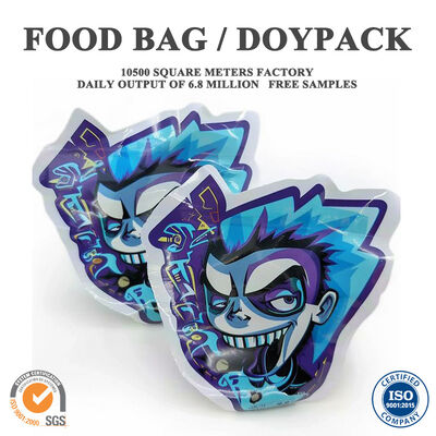 Qualidade Bolsa Stand Up Laminada Multicamadas com Fecho Reselável para Embalagem de Segurança de Grau Alimentício Fábrica
