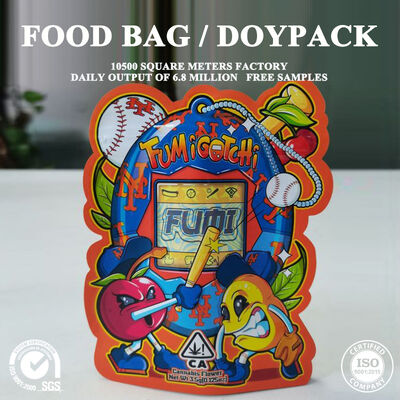 Qualità Doypack con Múltiples Líneas de Desgarro, a Prueba de Olores, Cremallera Re-sellable para Bolsa de Empaque de Alimentos Divididos en Porciones Fabbrica