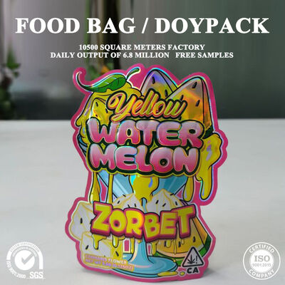 Qualidade Bolsa Autoportante Laminada Multicamada Resistente a Baixas Temperaturas com Fecho Reselável para Sobremesas Geladas Fábrica